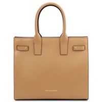 Tuscany Leather Catherine Champagne Grab Bag