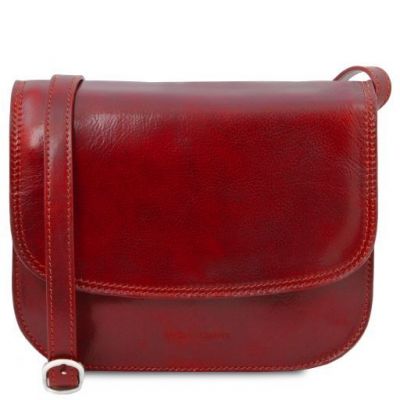 Tuscany Leather Greta Lady Leather Bag Red #1