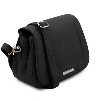 Tuscany Leather Leather Shoulder Bag Black #2
