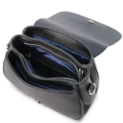 Tuscany Leather Leather Shoulder Bag Black #5