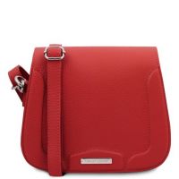 Tuscany Leather Leather Shoulder Bag Lipstick Red