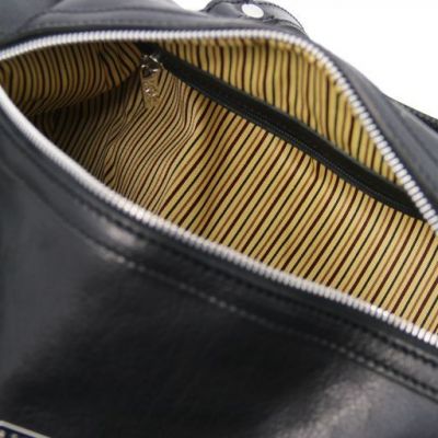 Tuscany Leather Lucrezia Leather Maxi Duffle Bag Black #2