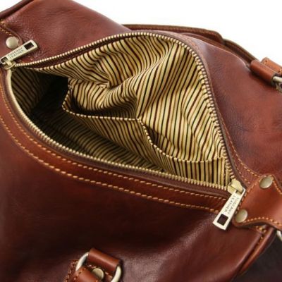 Tuscany Leather Lucrezia Leather Maxi Duffle Bag Brown #2