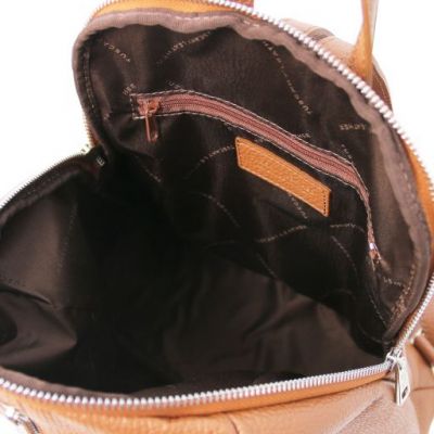 Tuscany Leather Soft Leather Backpack For Women Cognac #5