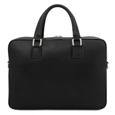 Tuscany Leather Treviso Leather Laptop Briefcase Black #3