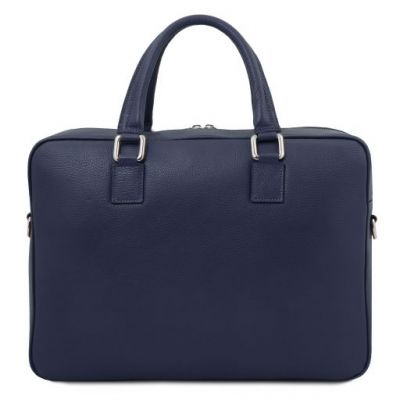 Tuscany Leather Treviso Leather Laptop Briefcase Dark Blue #3
