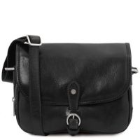 Tuscany Leather Alessia Leather Shoulder Bag Black
