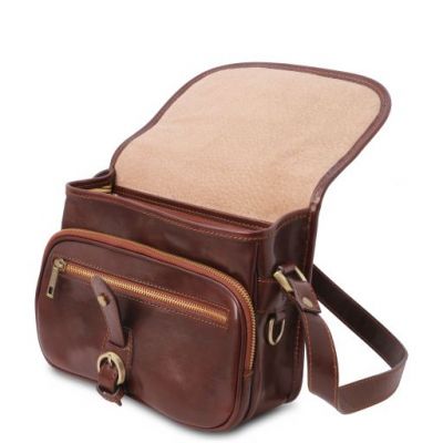 Tuscany Leather Alessia Leather Shoulder Bag Honey #4