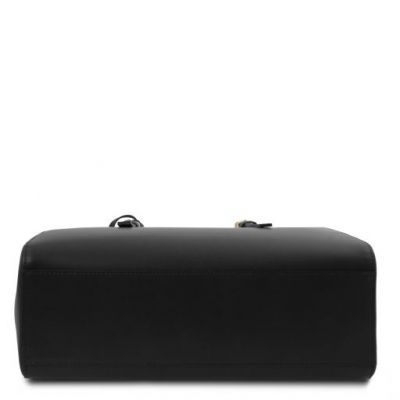 Tuscany Leather TL Bag Leather Shoulder Bag Black #3