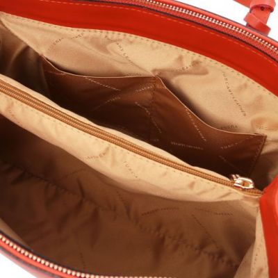 Tuscany Leather TL Bag Leather Shoulder Bag Brandy #4