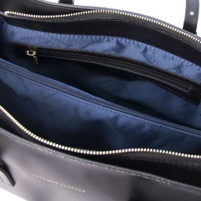Tuscany Leather TL Bag Leather Shoulder Bag Red #5