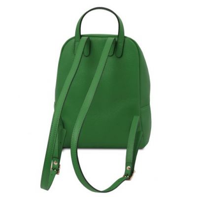 Tuscany Leather TL Bag Small Soft Leather Backpack For Women Green #3