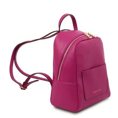 Tuscany Leather TL Bag Small Soft Leather Backpack For Women Pink #2