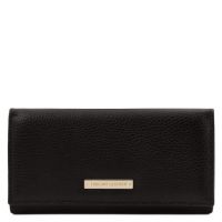 Tuscany Leather Nefti Exclusive Soft Leather Wallet For Women Black