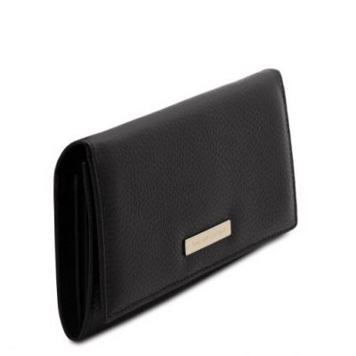 Tuscany Leather Nefti Exclusive Soft Leather Wallet For Women Black #2
