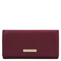 Tuscany Leather Nefti Exclusive Soft Leather Wallet For Women Bordeaux