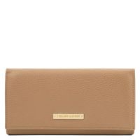 Tuscany Leather Nefti Exclusive Soft Leather Wallet For Women Champagne