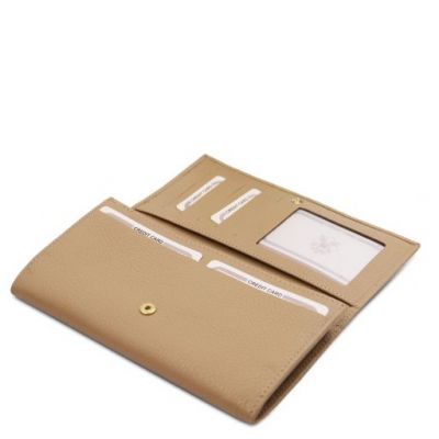 Tuscany Leather Nefti Exclusive Soft Leather Wallet For Women Champagne #5