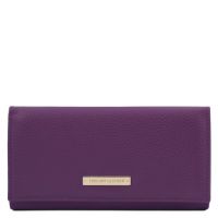 Tuscany Leather Nefti Exclusive Soft Leather Wallet For Women Purple