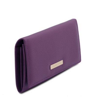 Tuscany Leather Nefti Exclusive Soft Leather Wallet For Women Purple #2