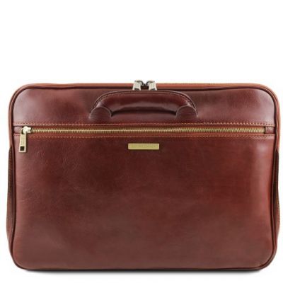 Tuscany Leather Caserta Document Leather Briefcase Brown #4