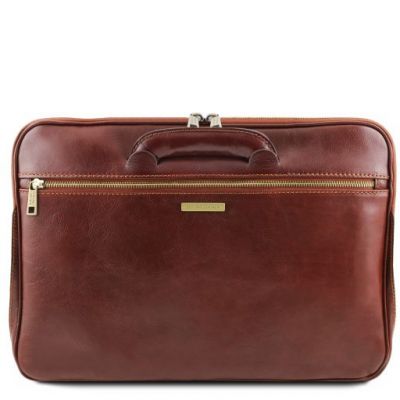 Tuscany Leather Caserta Document Leather Briefcase Honey #4