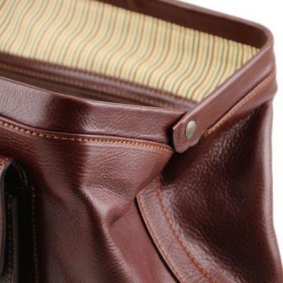 Tuscany Leather Leonardo Exclusive Doctor Bag Dark Brown #6