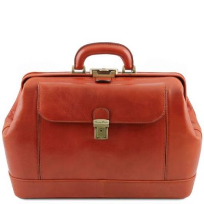 Tuscany Leather Leonardo Exclusive Doctor Bag Honey