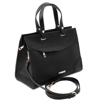 Tuscany Leather Handbag Black #2
