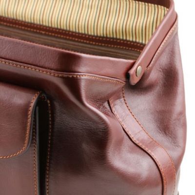 Tuscany Leather Bernini Exclusive Leather Doctor Bag Brown #7