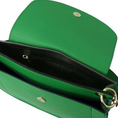 Tuscany Leather Tiche Leather Shoulder Bag Green #5