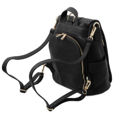 Tuscany Leather TL Bag Soft Leather Backpack Black #3