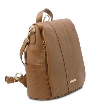 Tuscany Leather TL Bag Soft Leather Backpack Taupe #2