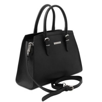 Tuscany Leather Handbag Black #2