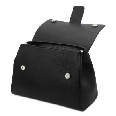 Tuscany Leather Handbag Black #4