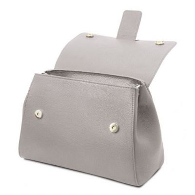 Tuscany Leather Handbag Light Grey #3