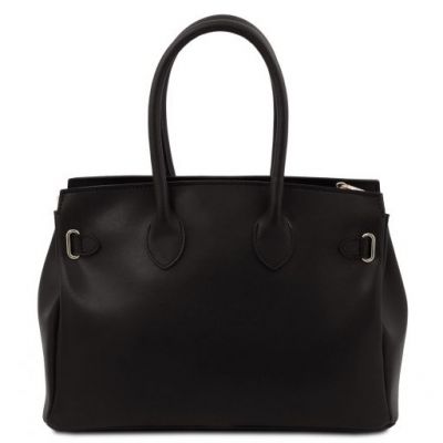 Tuscany Leather TL Bag Leather Handbag Black #3