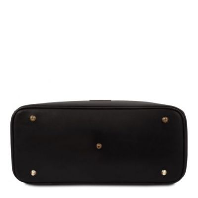 Tuscany Leather TL Bag Leather Handbag Black #4