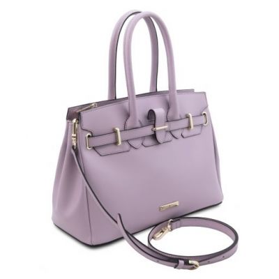 Tuscany Leather TL Bag Leather Handbag Lilac #2