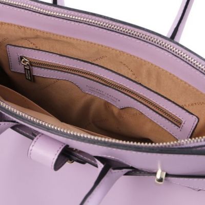 Tuscany Leather TL Bag Leather Handbag Lilac #4
