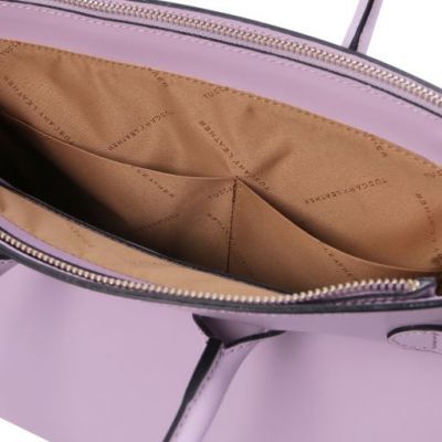 Tuscany Leather TL Bag Leather Handbag Lilac #5