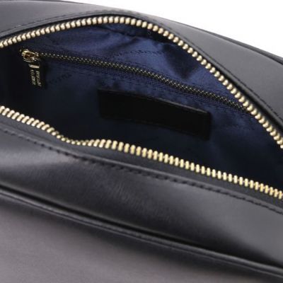 Tuscany Leather TL Bag Leather Shoulder Bag Black #4