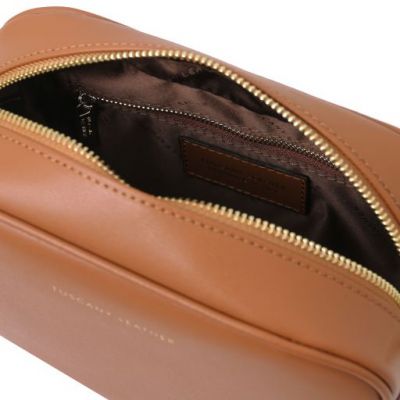 Tuscany Leather TL Bag Leather Shoulder Bag Cognac #4