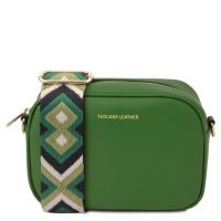 Tuscany Leather TL Bag Leather Shoulder Bag Green