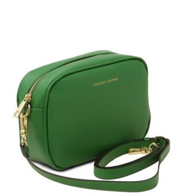Tuscany Leather TL Bag Leather Shoulder Bag Green #3