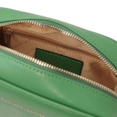 Tuscany Leather TL Bag Leather Shoulder Bag Green #4