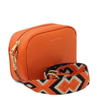 Tuscany Leather TL Bag Leather Shoulder Bag Orange #2