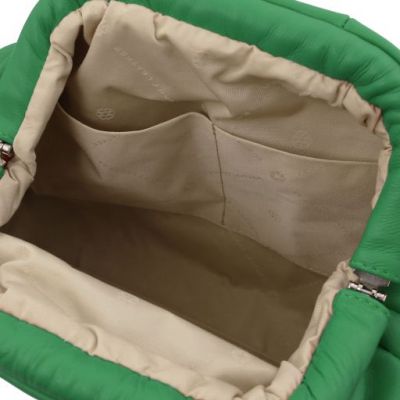 Tuscany Leather Rea Soft Leather Shoulder Bag Green #4