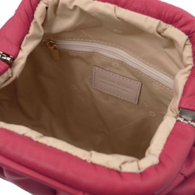 Tuscany Leather Rea Soft Leather Shoulder Bag Pink #3