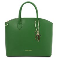 Tuscany Leather Keyluck Leather Tote Green